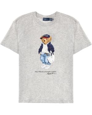 Polo Ralph Lauren Polo Bear T-Shirt With Logo - White