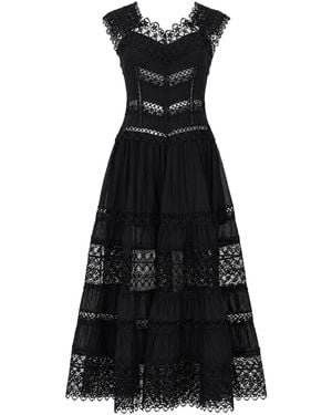 Charo Ruiz Abito Lungo "Amaira" - Black