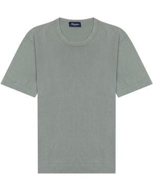 Drumohr Cotton T-Shirt - Grey