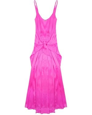 JW Anderson Silk Suit With Knot - Pink