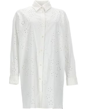 Herno Long Shirt Cotton Polyester - White