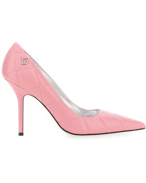 DSquared² Dsquared Quilted Leather Court Shoes - Pink