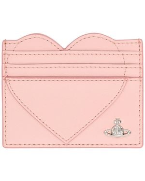Vivienne Westwood Card Holder "Heart" - Pink