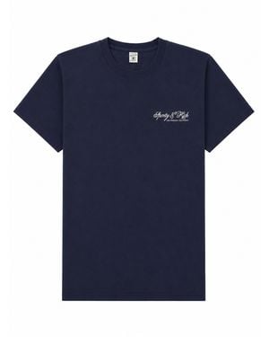 Sporty & Rich T-Shirt "International" - Blue
