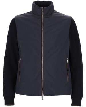 Moorer "Evan H Stp" Jacket - Blue