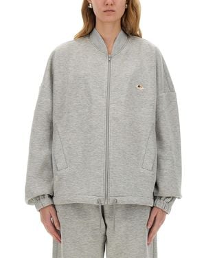 Fiorucci Zippered Sweatshirt "Angel" - Grey