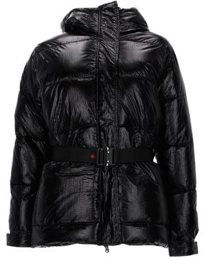 Canadian Giacca Con Cintura E Cappuccio - Black