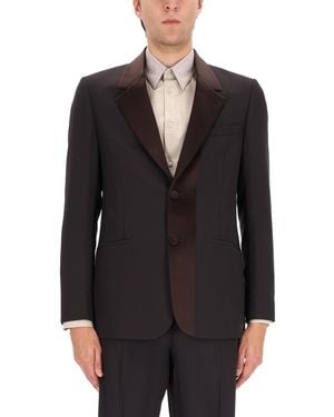 Fendi Single-Breasted Tailored Jacket - Black