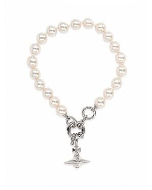 Vivienne Westwood Bracciale "Aleksa" - White