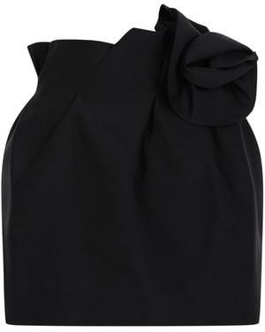 Magda Butrym Bow Mini Skirt - Black