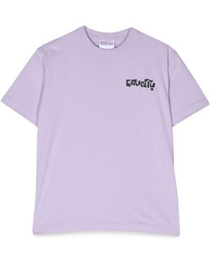 Marcelo Burlon Regular Ss T Shirt - Purple