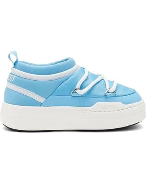 Moon Boot Icona Di Jr Park - Blu