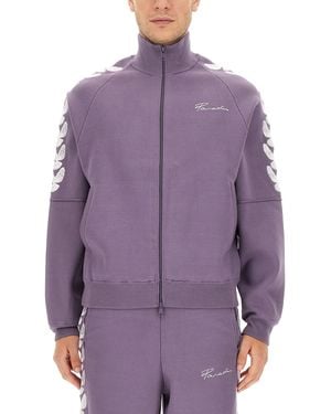 3.PARADIS Sweatshirt With Logo - Purple