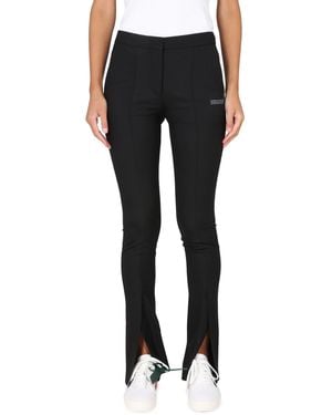 Off-White c/o Virgil Abloh Tailored Trousers With Hook And Zipper Closure - Black