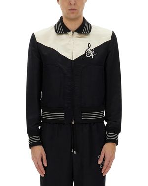 Amiri Giacca Con Ricamo - Nero