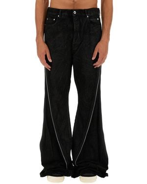 Rick Owens Jeans Bolan Banana - Nero