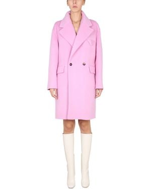 Bottega Veneta Doubleface Coat - Pink
