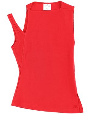 Courreges "Oblique 90's" Top - Red