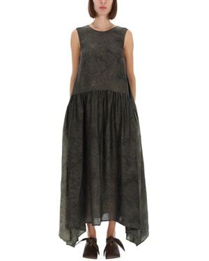 Uma Wang Long "Avery" Dress - Black