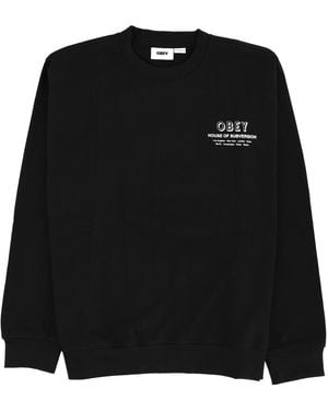 Obey "House Of Subversion" Sweatshirt - Black