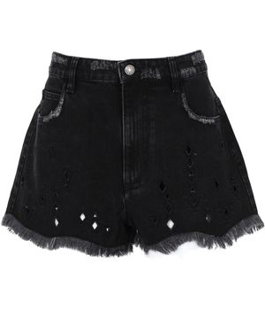 Isabel Marant Chic Cotton Shorts For - Black