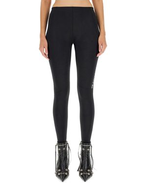 Balenciaga Sporty Activewear Leggings For - Blue