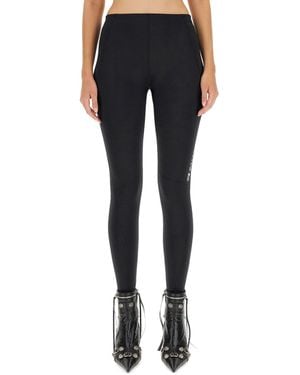Balenciaga Sporty Activewear Leggings For - Blue