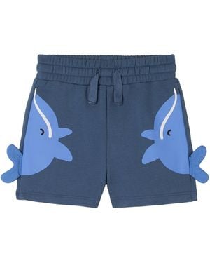 Stella McCartney "Whale" Bermuda Shorts - Blue