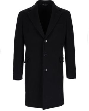 Colamarino Cappotto Monopetto - Black