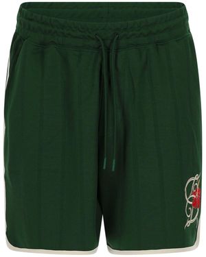 Drole de Monsieur Shorts "D Hibiscus" - Green