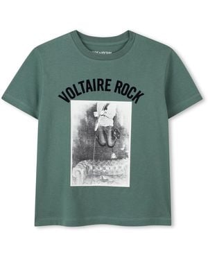 Zadig & Voltaire "Rock" Logo T-Shirt - Green