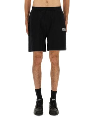 Helmut Lang Shorts With Logo - Black