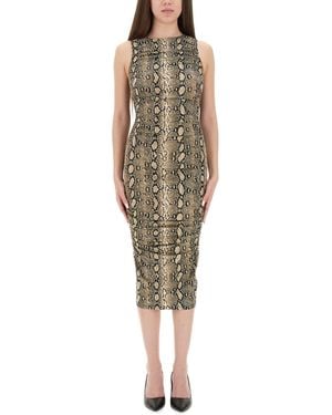 Michael Kors Animal Print Dress - Green