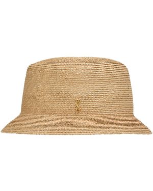 Saint Laurent Cappello Fedora - Natural
