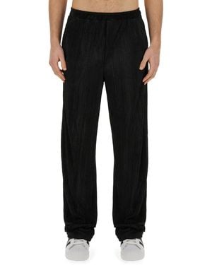 FAMILY FIRST Pantalone Plissettato - Nero