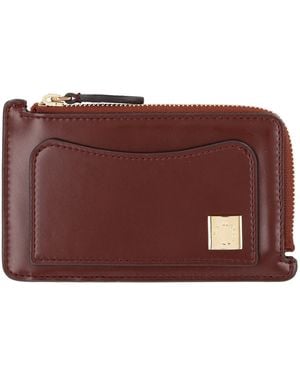 Stella McCartney Ryder Padlock Wallet - Brown