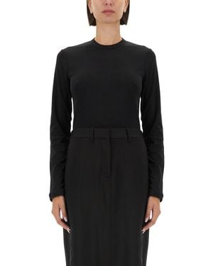 Helmut Lang Solid Crew Neck T-Shirt - Black