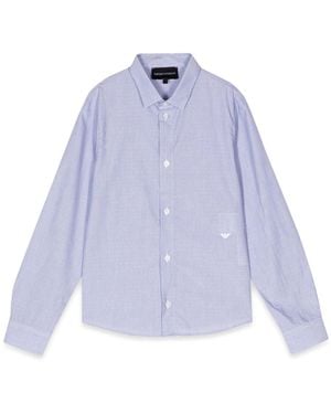 Emporio Armani Long Sleeve Shirt - Purple