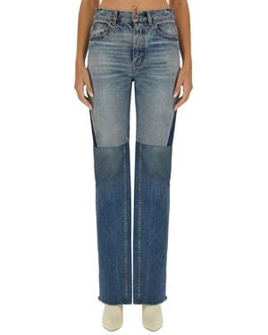 Chloé Patchwork Jeans - Blue