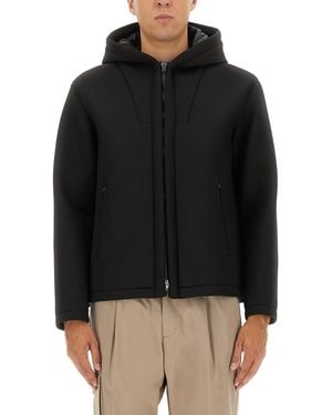 Herno Three-Layer Water-Repellent Jacket - Black