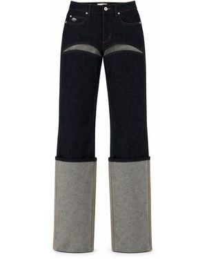 Jean Paul Gaultier Pants With Cuts - Black