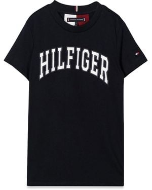 Tommy Hilfiger T-Shirt M/C Varsity - Nero