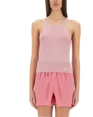 Tom Ford Silk Knit Tank Top - Pink