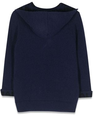 Balmain Short Double-Breasted Coat - Blue