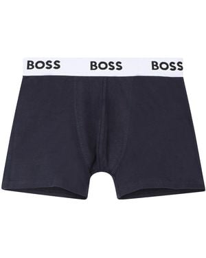 BOSS Boxer Con Banda Logata - Blue