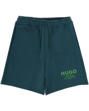 HUGO Shorts Con Logo - Green