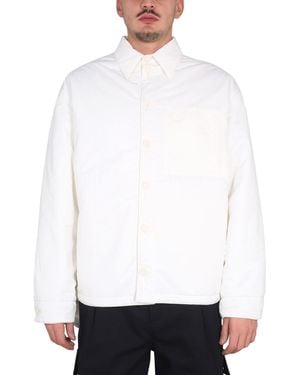 Bottega Veneta Technical Nylon Jacket - White