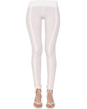 HUALA Leggings A Vita Alta - Bianco