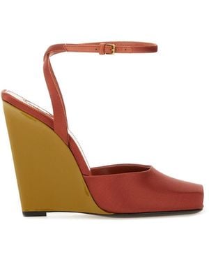 Saint Laurent Sandal "The Scandal" - White