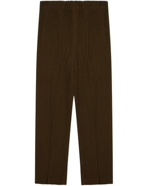 Homme Plissé Issey Miyake Pleated Trousers - Green